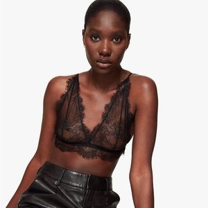 Anine Bing Delicate Lace Bra
